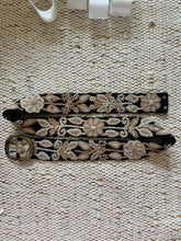 Load image into Gallery viewer, Peruvian Hand Embroidered Belt , Wool Belt, Statement Belt -  Autumn Blossom