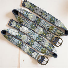 Load image into Gallery viewer, Peruvian Hand Embroidered Belt , Wool Belt, Statement Belt -  Slate Meadow