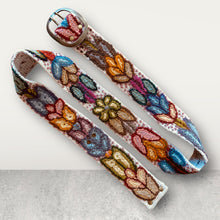 Load image into Gallery viewer, Embroidered Andina Belt -  Peruvian, Handembroidered, Fllower Belt -  Andina Cream