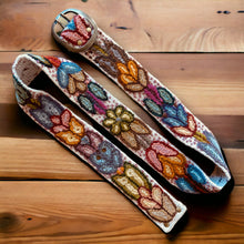 Load image into Gallery viewer, Embroidered Andina Belt -  Peruvian, Handembroidered, Fllower Belt -  Andina Cream