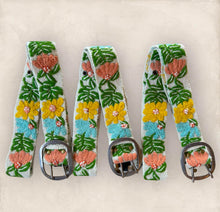 Load image into Gallery viewer, Peruvian Hand Embroidered Belt , Wool Belt, Statement Belt -  Sunset Bloom
