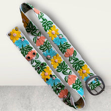 Load image into Gallery viewer, Peruvian Hand Embroidered Belt , Wool Belt, Statement Belt -  Sunset Bloom