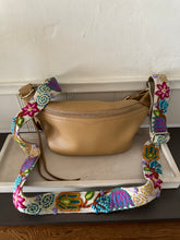 Load image into Gallery viewer, Embroidered Adjustable Shoulder Strap, Purse Strap, Camera Strap - Aqua Star