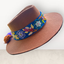 Load image into Gallery viewer, Embroidered 'HAT BANDS' , Handembroidred, Floral - 100% Wool