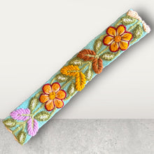 Load image into Gallery viewer, Sun Hat , Straw Hat, Hand Embroidered Band