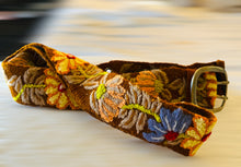 Load image into Gallery viewer, Peruvian Hand Embroidered Belt , Wool Belt, Statement Belt -  Harvest Bloom