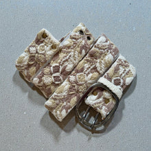 Load image into Gallery viewer, Peruvian Hand Embroidered Belt , Wool Belt, Statement Belt - Sandstone Meadow