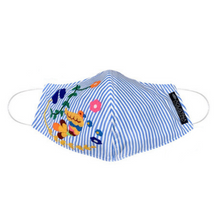 Load image into Gallery viewer, Huaycan Stripped - "Arpilleria" Embroidered Face Mask