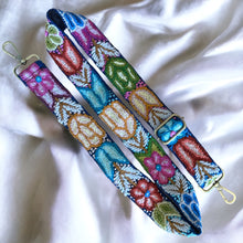 Load image into Gallery viewer, Embroidered Adjustable Shoulder Strap, Purse Strap, Camera Strap - Andina Rich Colors