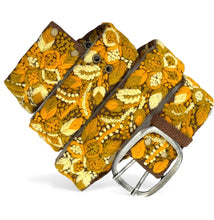 Load image into Gallery viewer, Peruvian Hand Embroidered Belt , Wool Belt, Statement Belt -  Marigold Meadow
