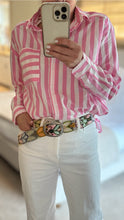 Load image into Gallery viewer, Embroidered Andina Belt -  Peruvian, Handembroidered, Fllower Belt -  Andina Cream
