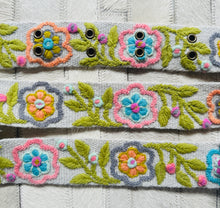 Load image into Gallery viewer, Peruvian Hand Embroidered Belt , Wool Belt, Statement Belt -  Blossom Delight
