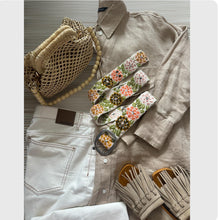 Load image into Gallery viewer, Peruvian Hand Embroidered Belt , Wool Belt, Statement Belt -  Vintage Blossom
