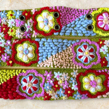 Load image into Gallery viewer, Peruvian Hand Embroidered Belt , Wool Belt, Statement Belt -  Floral Elegance
