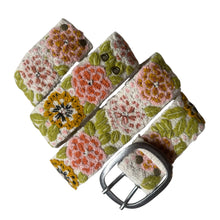 Load image into Gallery viewer, Peruvian Hand Embroidered Belt , Wool Belt, Statement Belt -  Vintage Blossom

