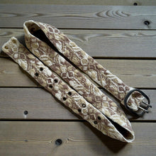 Load image into Gallery viewer, Peruvian Hand Embroidered Belt , Wool Belt, Statement Belt -  Sandstone Meadow
