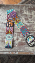 Load and play video in Gallery viewer, Embroidered Flower Belt, Peruvian, Handmade - Andina Pastels

