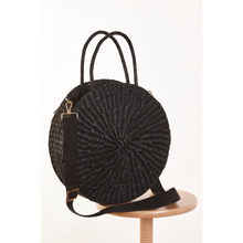 Load image into Gallery viewer, Hand Loomed Straw Purse - Black
