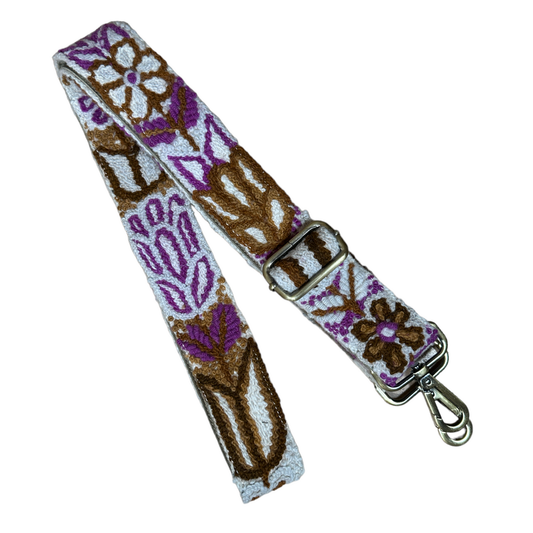 Ethnic Embroidery Wide Purse Straps Adjustable Shoulder - Temu